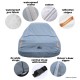 Funda Vordencover para coche para PVC (gris)