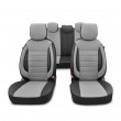 Cubre asientos sport polipiel gris