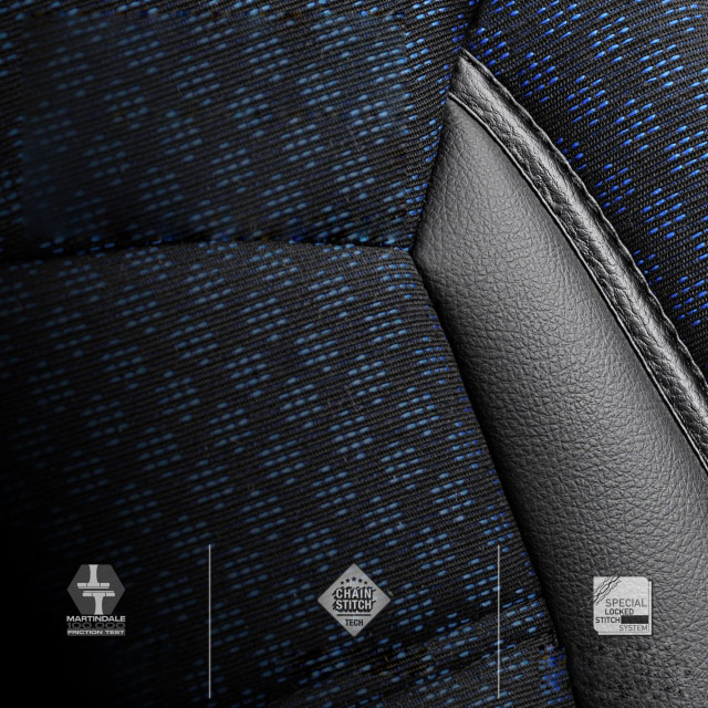 Калъфи за седалки за кола sport син